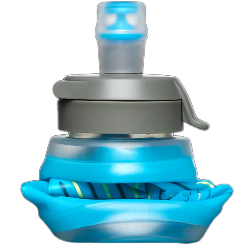 Skyflask Speed 350 ml, Hydrapak Skyflask Speed 350 ml in Malibu Blue compacted