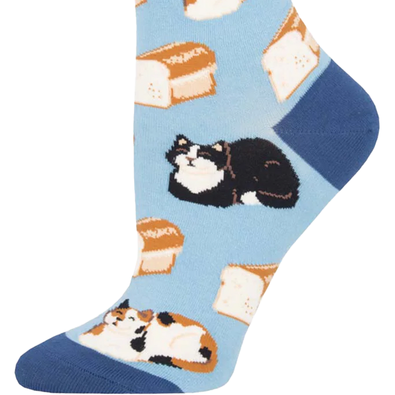 Women's Cat Loaf, Socksmith Women's Cat Loaf toe and heel