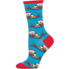 Socksmith Women's Otterly Merry in Blue