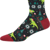 Socksmith Santasaurus Rex toe and heel