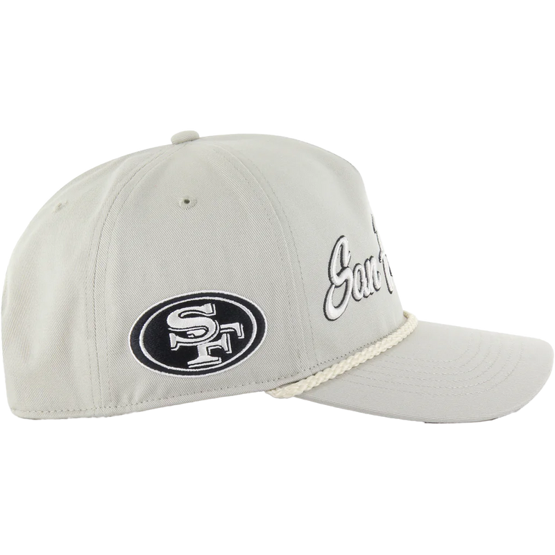 49ers Overhand Relaxed Fit Hat, 47 Brand 49ers Overhand 47 Hitch Relaxed Fit Side