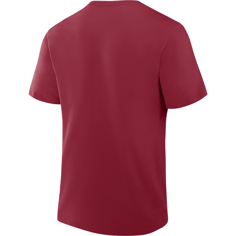 Men's 49ers Cotton Primary Logo Legacy Short Sleeve Tee, Fanatics Men's 49ers Cotton Primary Logo Legacy SS Tee back