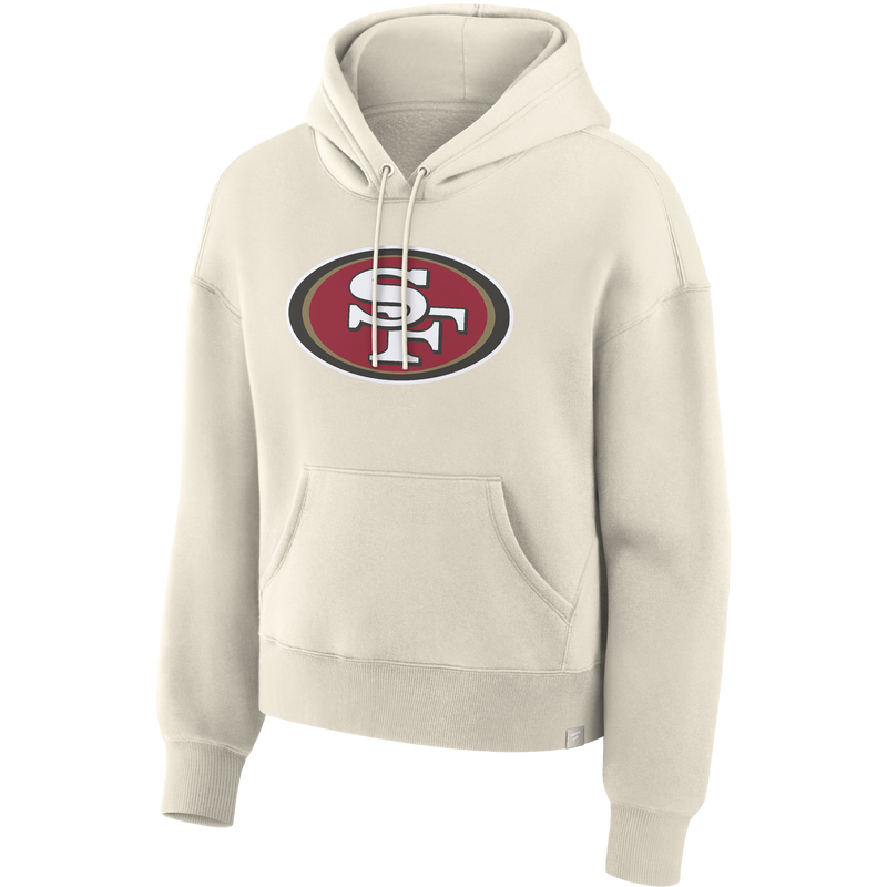 Women's 49ers Primary Logo Legacy Fleece Hoodie, Fanatics Women's 49ers Primary Logo Legacy Fleece Hoodie in Turtledove