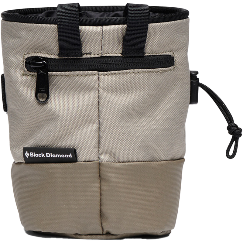 Mojo Zip Chalk Bag, Black Diamond Mojo Zip Chalk Bag zipper pocket