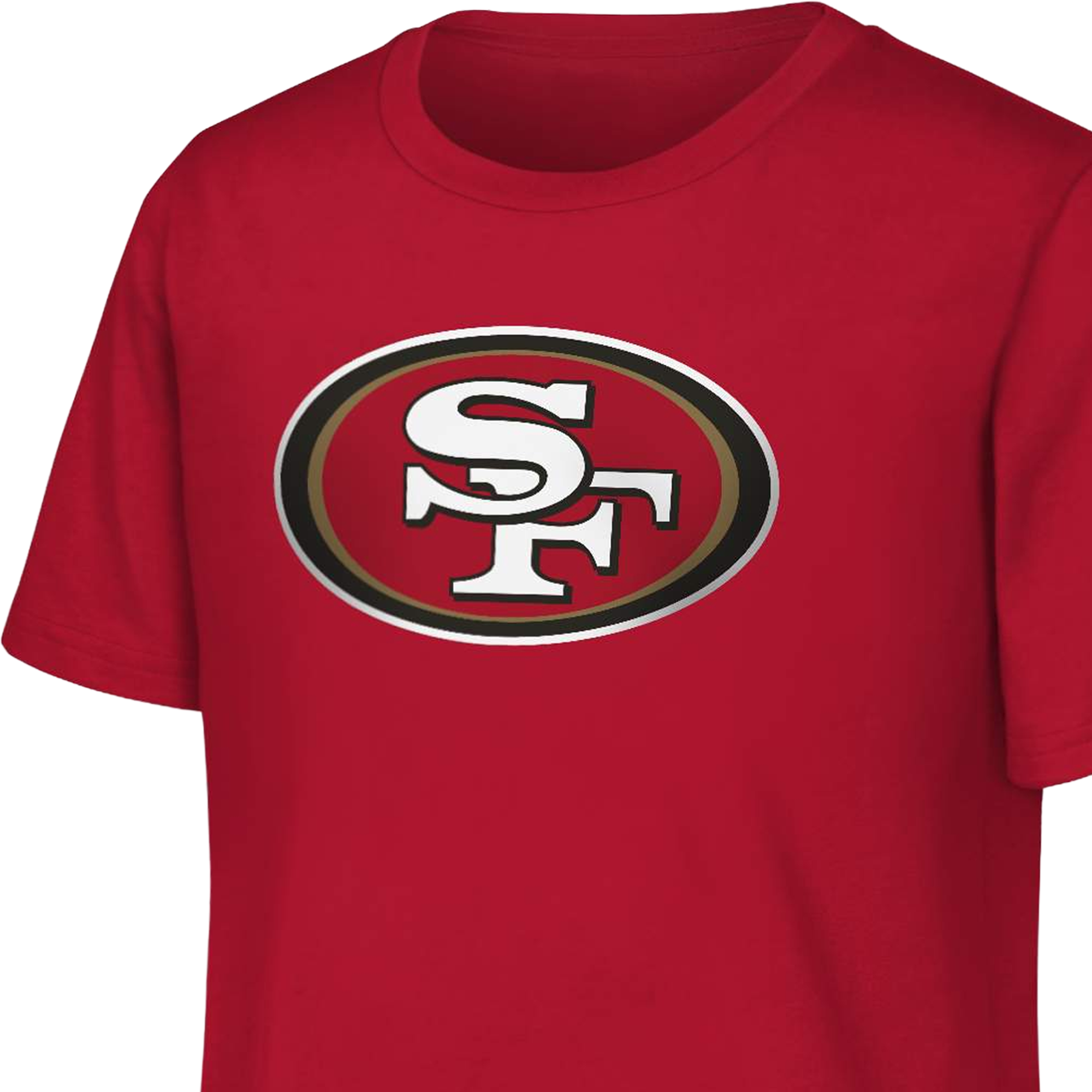Youth 49ers Primary Logo Short Sleeve Cotton Tee alternate view