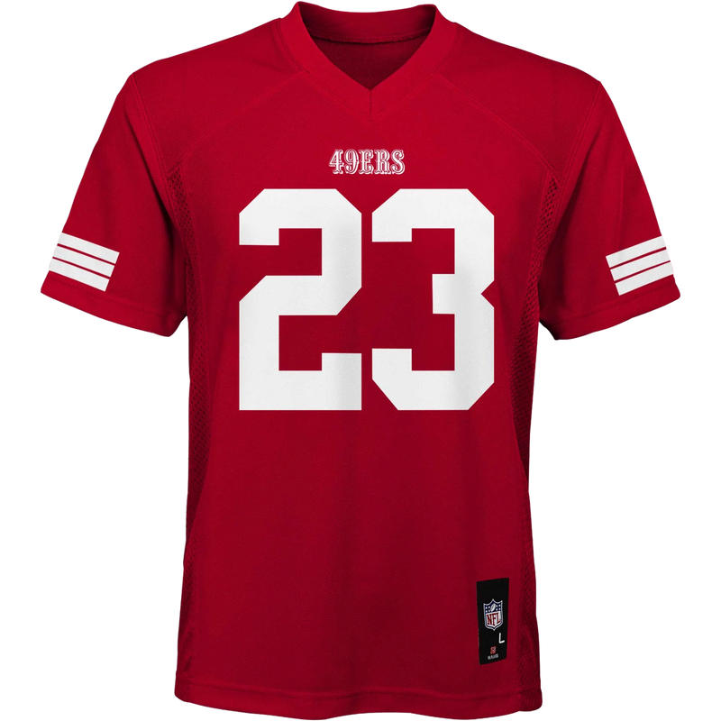 Youth 49er Mid-Tier Jersey - McCaffery, Outerstuff Youth 49er Mid-Tier Jersey McCaffery front