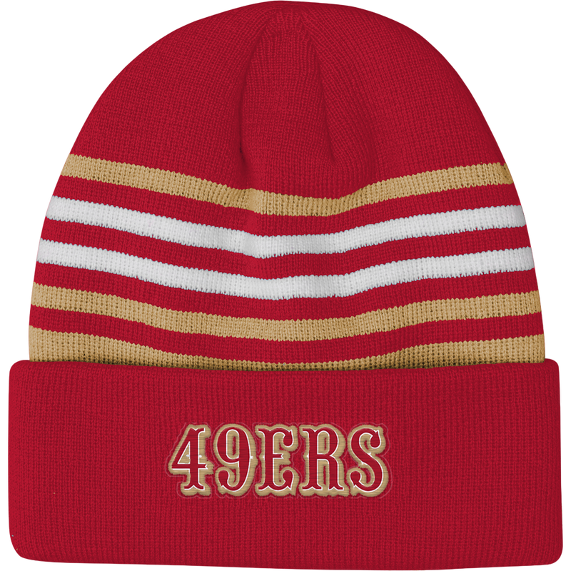 Youth 49ers Basic Cuff Knit, Outerstuff Youth 49ers Basic Cuff Knit back