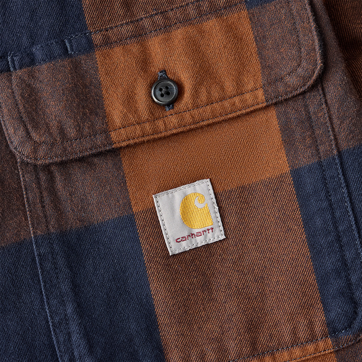 Men's Heavyweight Flannel Long Sleeve Plaid Shirt alternate view