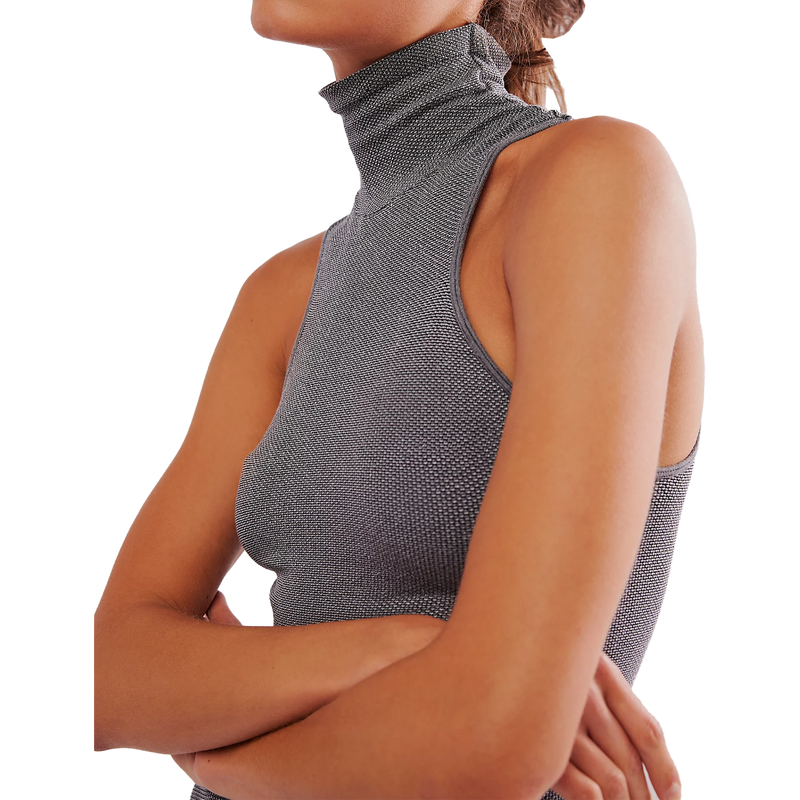 Women's Always Ready Seamless Turtleneck Tank, Free People Always Ready Seamless Turtleneck Tank front