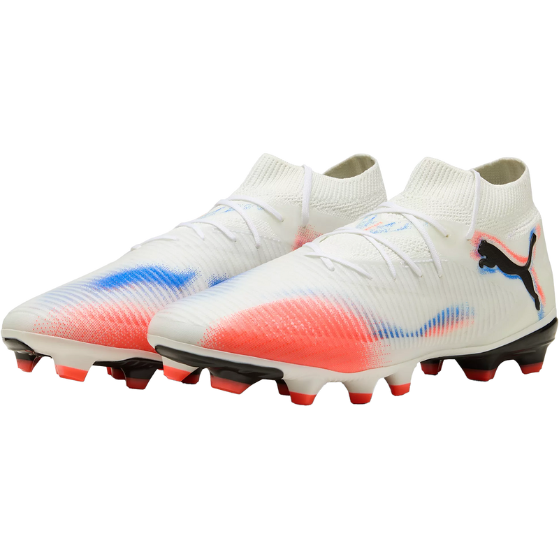 Future 8 Pro FG/AG, Puma Future 8 Pro FG/AG in 01-Puma White/Puma Black/Glowing Red pair