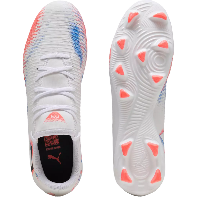 Future 8 Play FG/AG, Puma Future 8 Play FG/AG in 01-Puma White/Puma Black/Glowing Red pair top and bottom