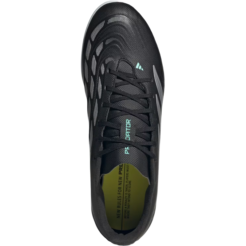 Predator Club Indoor Sala, Adidas Predator Club Indoor Sala in Core Black/Silver Metallic/Pulse Mint top