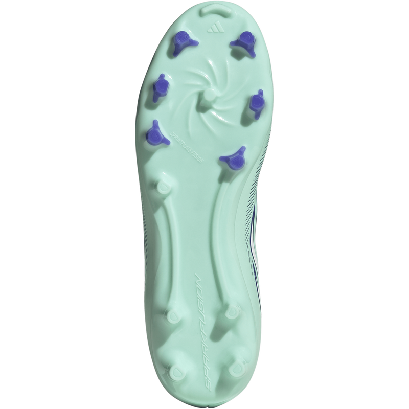 Women's F50 Sparkfusion Club FG/AG, Women's F50 Sparkfusion Club FG/MG in Clear Mint/Footwear White/Solar Purple bottom