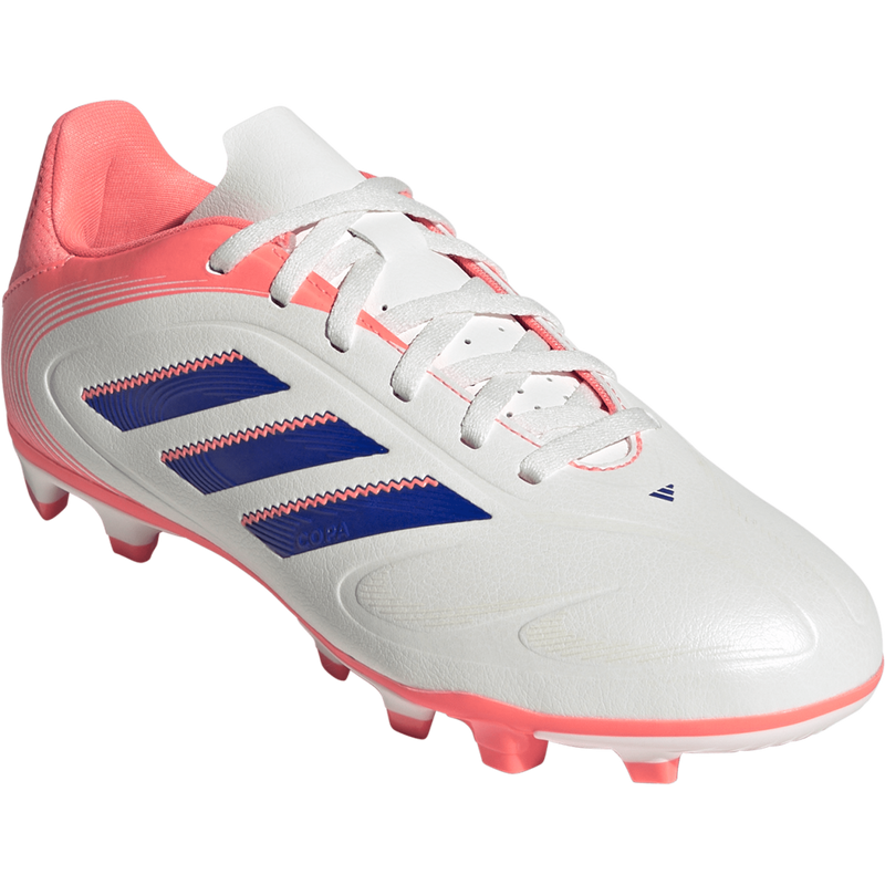 Youth Copa Pure III Club FG/MG, Adidas Youth Copa Pure III Club FG/MG in Off White/Lucid Blue/Signal Coral Front
