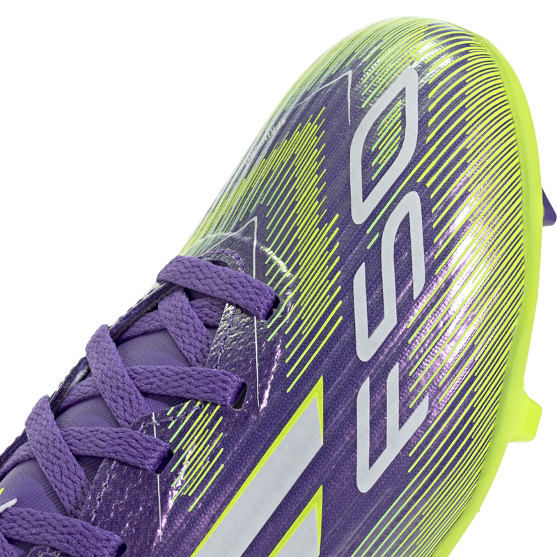 Youth F50 League FG/MG, Adidas Youth F50 League Firm/Multi-Ground Cleats toe detail