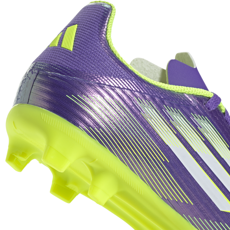 Youth F50 League FG/MG, Adidas Youth F50 League Firm/Multi-Ground Cleats heel detail