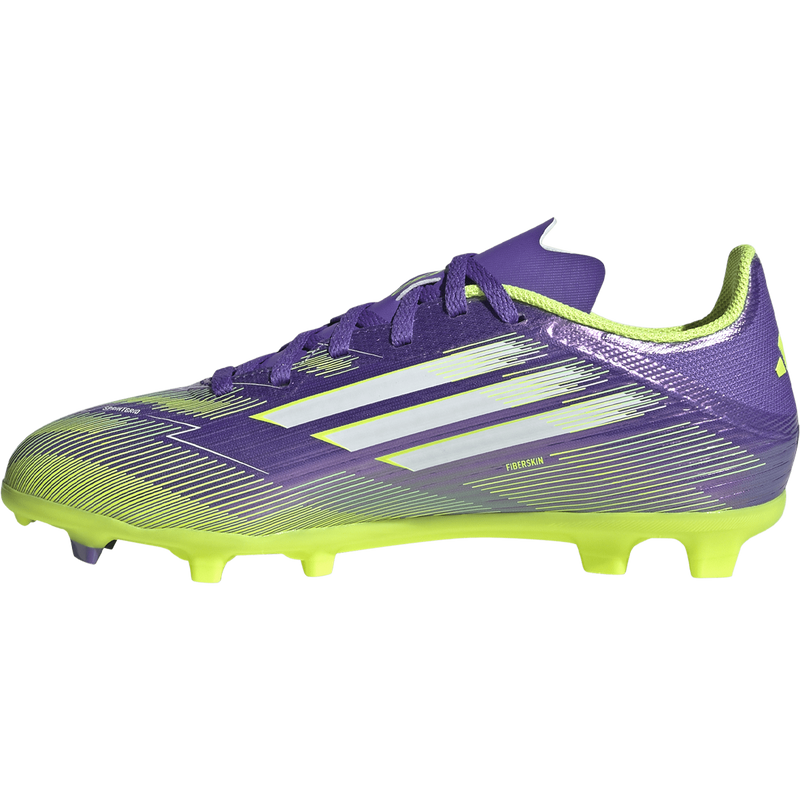 Youth F50 League FG/MG, Adidas Youth F50 League Firm/Multi-Ground Cleats side