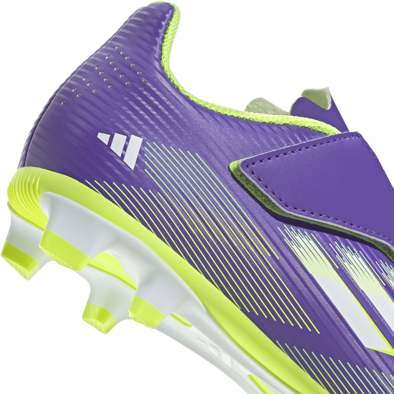 Youth F50 Club Velcro FG/MG, Adidas Youth F50 Club Velcro FG/MG Heel