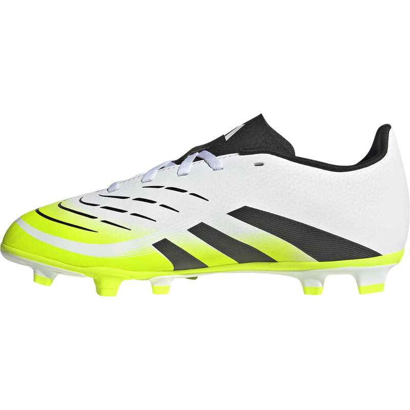 Youth Predator Club FG/MG, Lucid Lemon/Core Black/Footware White Left