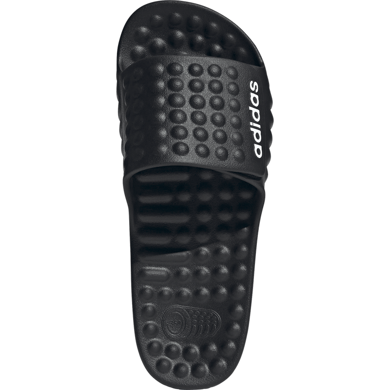 Men's Adissage 360Rec Slides, Adidas Men's Adissage 360Rec Slides in Core Black/Cloud White/Core Black top