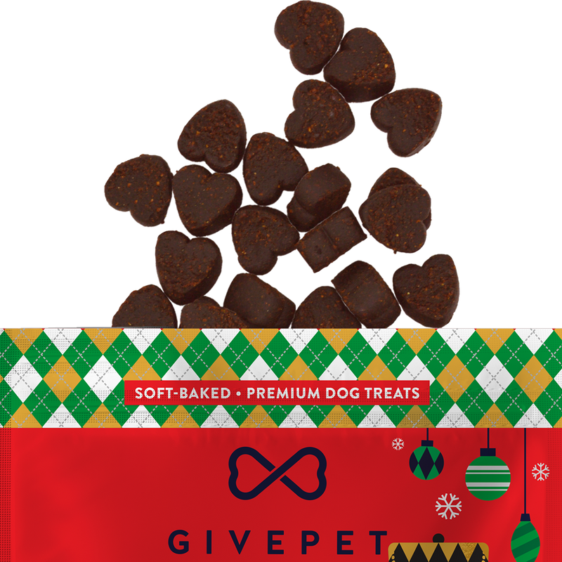 Muttcracker Soft Trainning Dog Treats, GivePet Muttcracker Soft Trainning Dog Treats package open