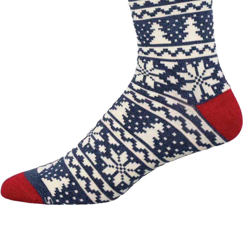 Christmas Fair Isle, Socksmith Christmas Fair Isle toe and heel
