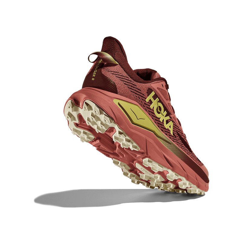 Women's Challenger 8, Hoka Women's Challenger 8 Blush Rose Gold - Sole Angled View