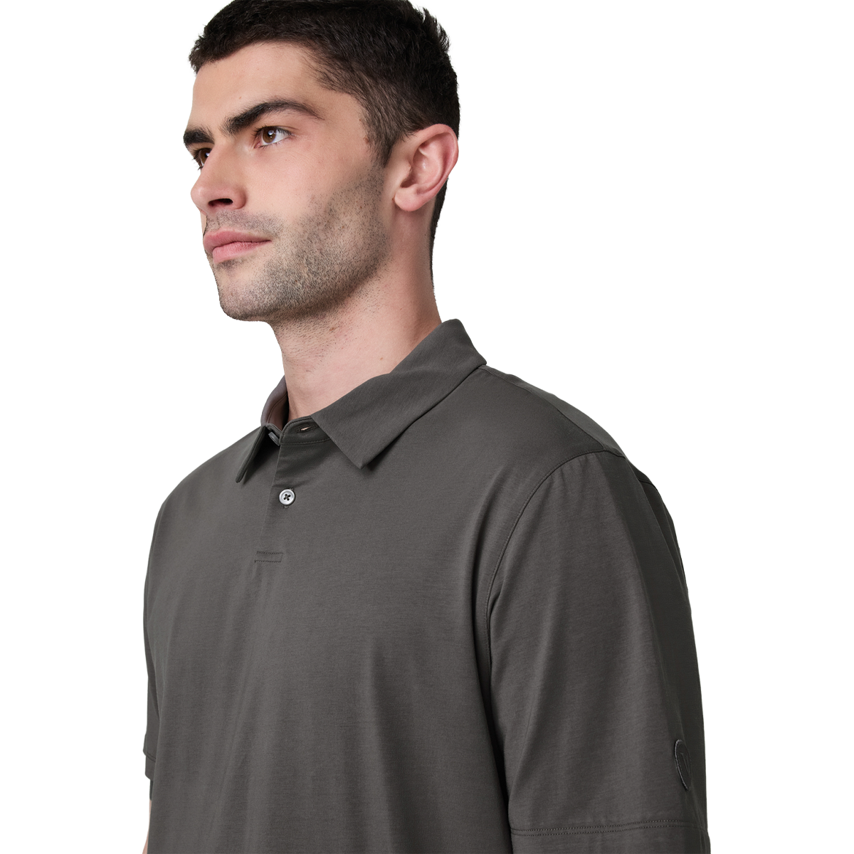 Men's Short Sleeve Feather Polo alternate view