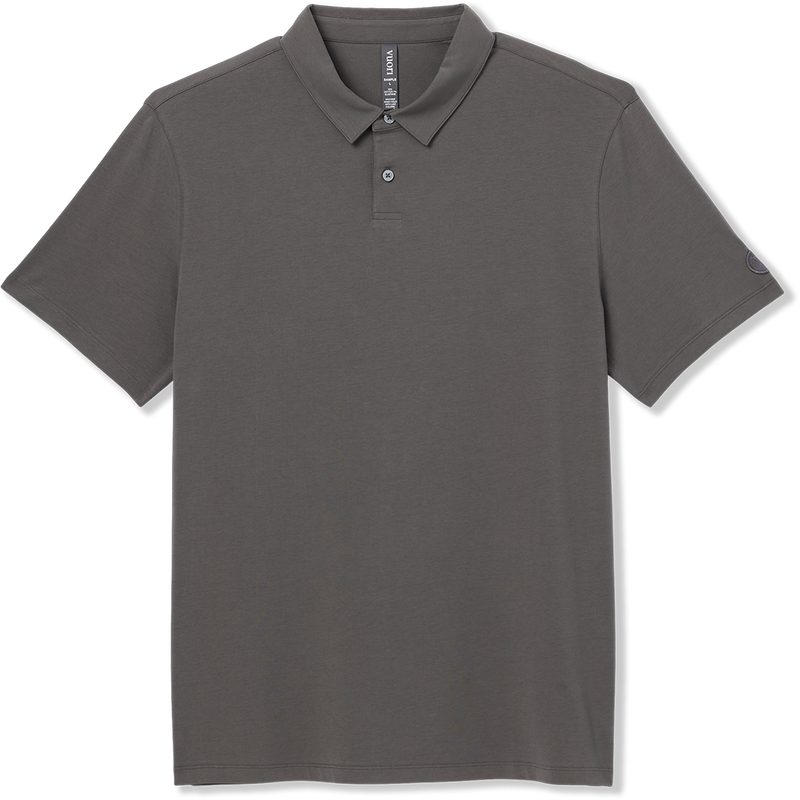 Men's Short Sleeve Feather Polo, Featured Image