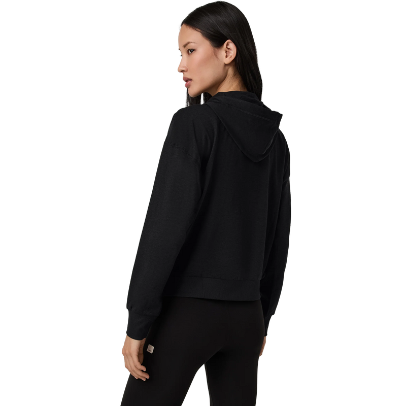 Women's Halo Modern Pullover Hoodie, Vuori Women's Halo Modern Pullover Hoodie back on model