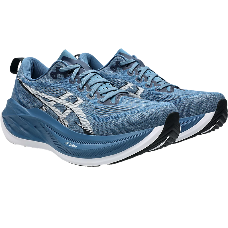 SuperBlast 2, Asics SuperBlast 2 in 402 Winter Sea/White pair right
