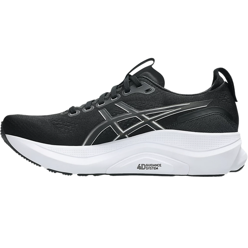 Men's Kayano 32 Extra Wide, Asics Kayano 32 in 002 Black/White inside right profile