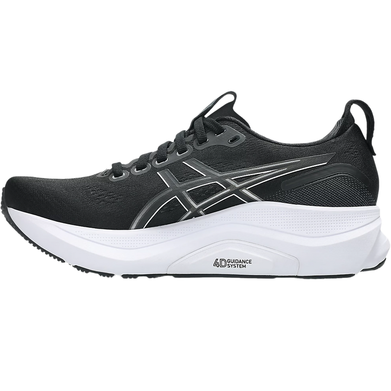 Women's Kayano 32, Asics Women's Kayano 32 in 002 Black/White inside right profile