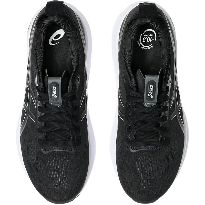Women's Kayano 32, Asics Women's Kayano 32 in 002 Black/White pair top