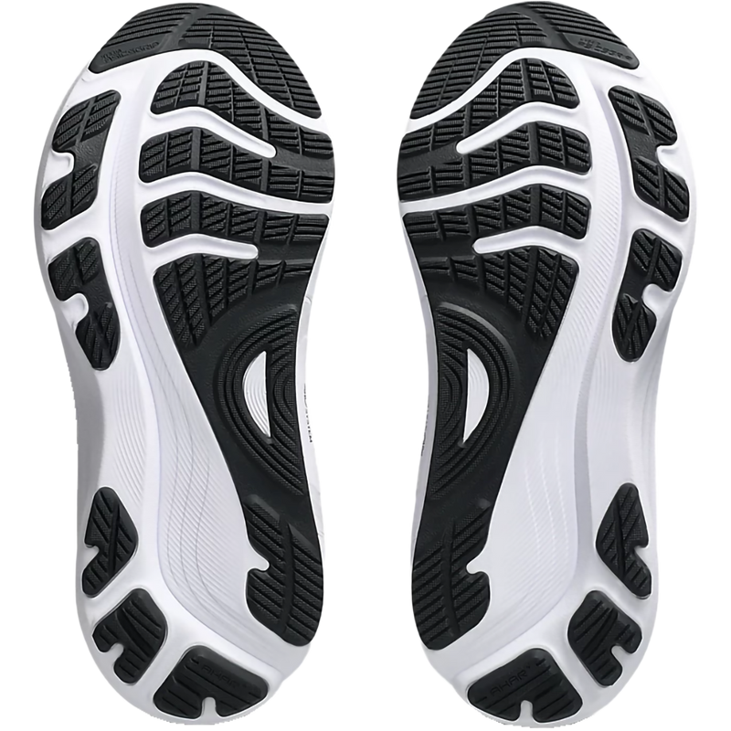 Women's Kayano 32, Asics Women's Kayano 32 in 002 Black/White pair bottom