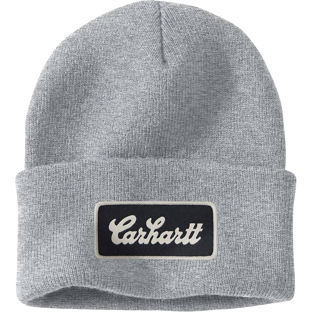Knit Cuffed Script Patch Beanie alternate view