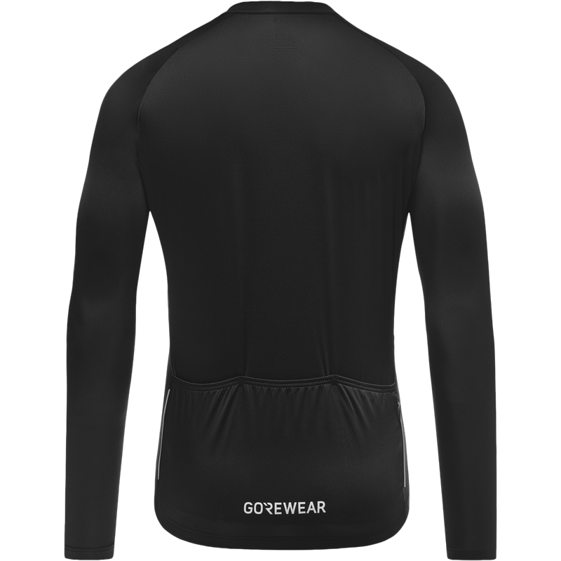 Men's Spinshift Long Sleeve Jersey, Gore Bike Wear Men's SPINSHIFT Long Sleeve Jersey in Black back