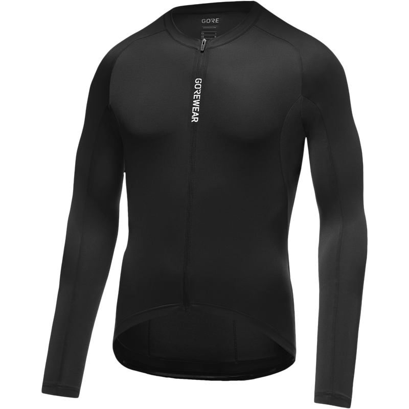 Men's Spinshift Long Sleeve Jersey, Gore Bike Wear Men's SPINSHIFT Long Sleeve Jersey in Black