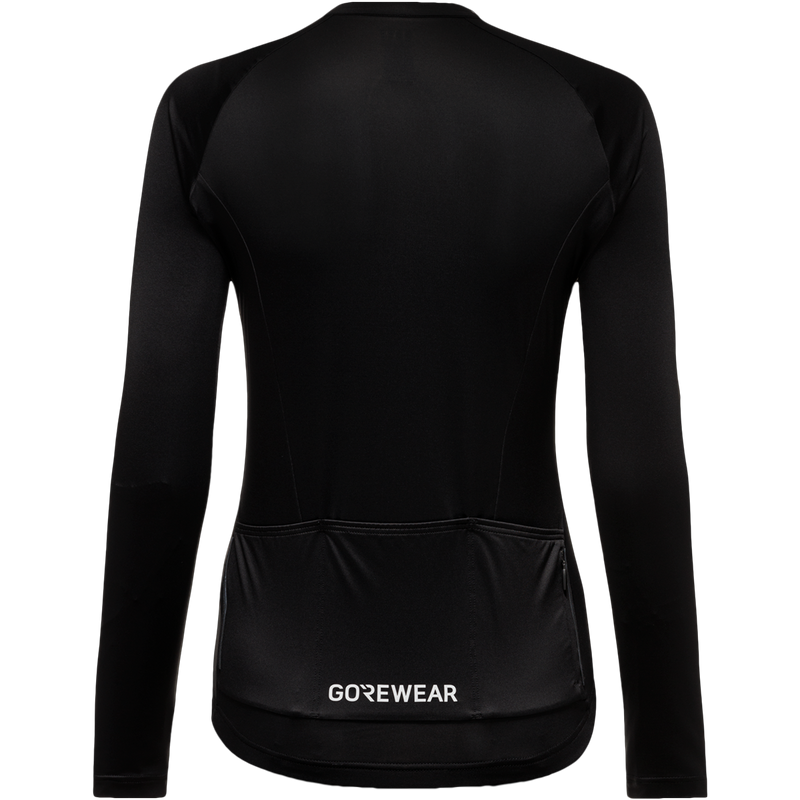 Women's Spinshift Long Sleeve Jersey, Gore Bike Wear Women's Spinshift Long Sleeve Jersey in Black back