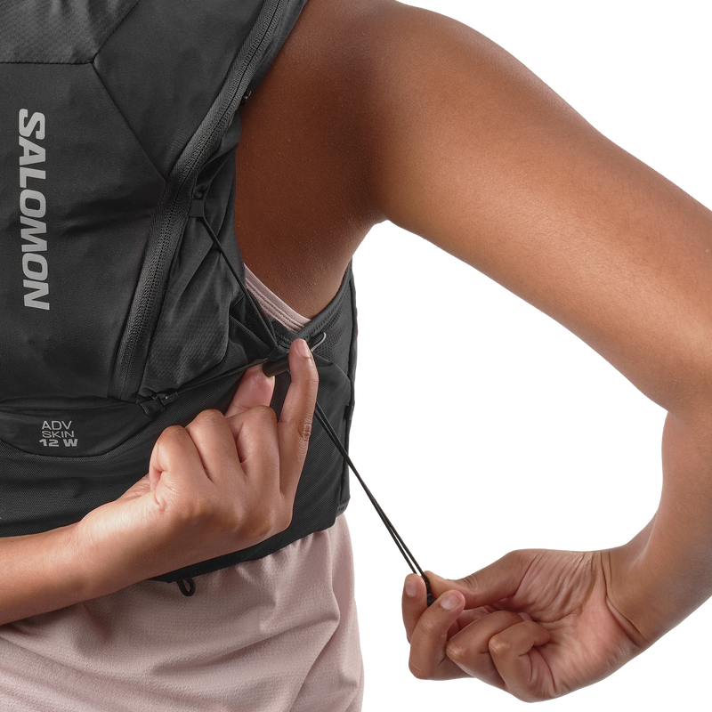 Women's ADV Skin 12, Salomon Women's ADV Skin 12 in Black/Asphalt back right