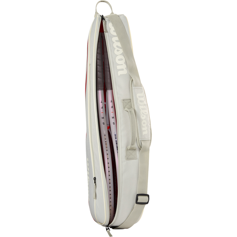 3 pack Team Racket Bag, Wilson 3 pack Team Racket Bag Open