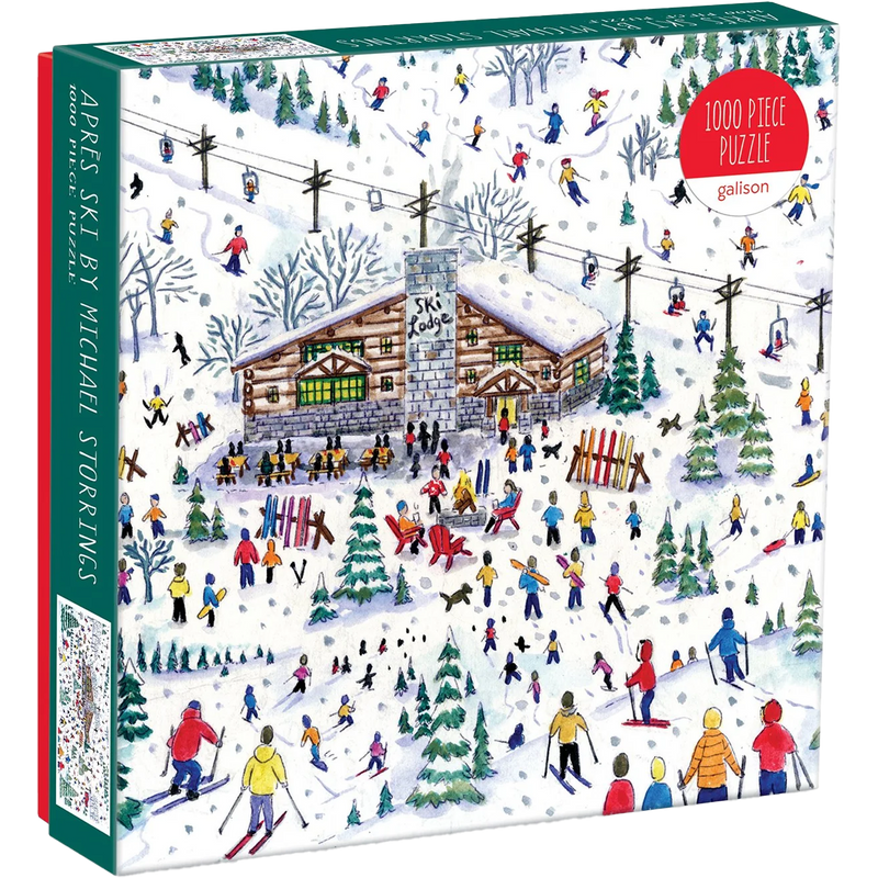 Michael Storrings Apres Ski 1000 Piece Puzzle, Featured Image
