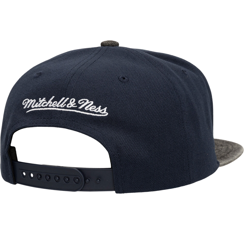 Warriors Denim Patchwork Snapback, Mitchell & Ness Warriors Denim Patchwork Snapback Back