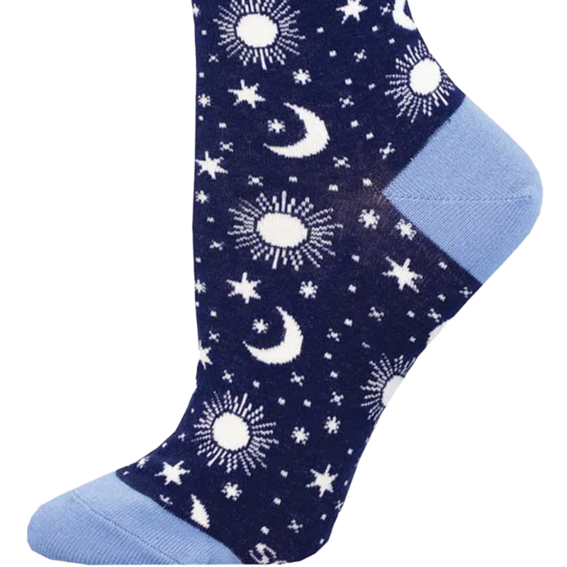 Women's Moon Child, Socksmith Women's Moon Child toe and heel