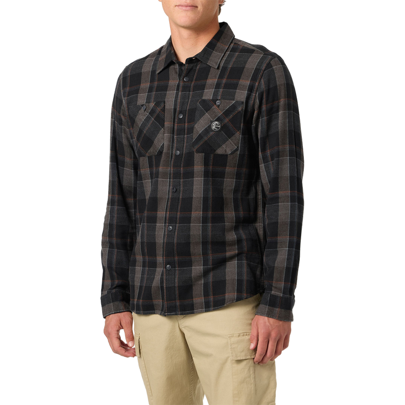 Men's O'riginals Clashed Flannel, O'Neill Men's O'riginals Clashed Flannel 3/4 Front