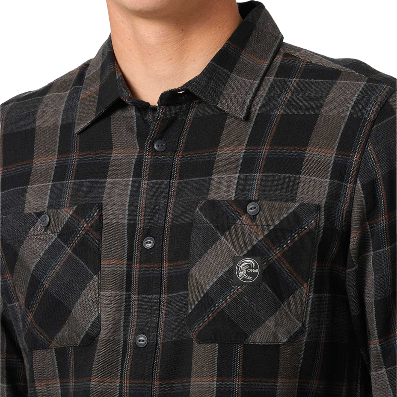 Men's O'riginals Clashed Flannel, O'Neill Men's O'riginals Clashed Flannel Chest Pocket