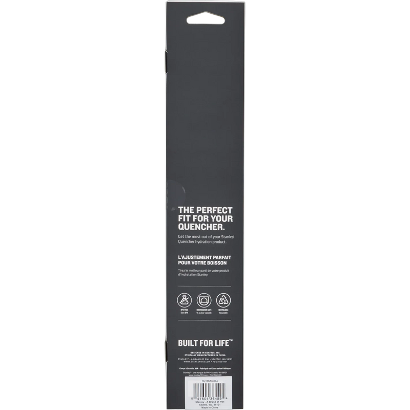 The Quencher 40oz Tumbler Straws, Stanley The Quencher 40oz Tumbler Straws in Clear back 