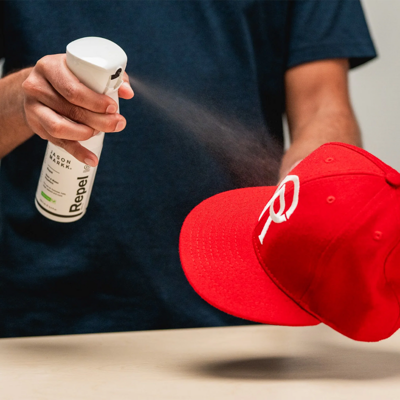 Repel Spray, Jason Markk Repel Spray on hat
