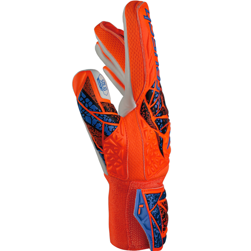 Youth Attrakt Solid Finger Support Glove, Reusch Youth Attrakt Solid Finger Support Glove side