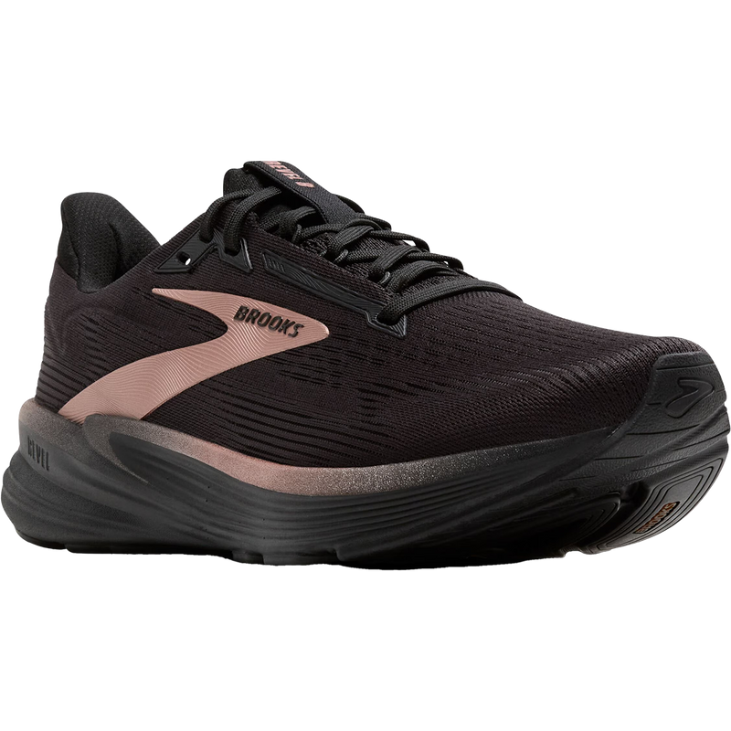 Women's Revel 8, 043-Black/Black/Rose Gold front right